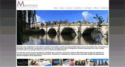 Desktop Screenshot of mortimers-solicitors.co.uk